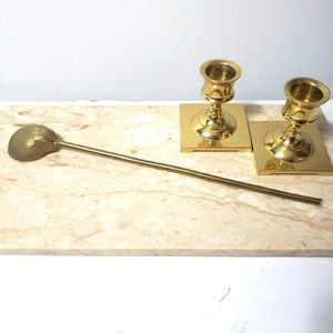 Brass shell shape candle snuffer